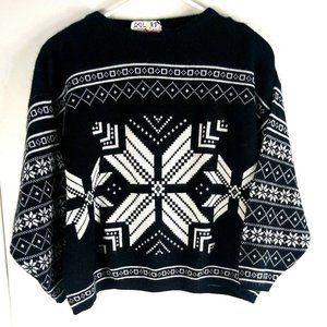 Colors By Brooks Vintage Alpine Ski Sweater Medium